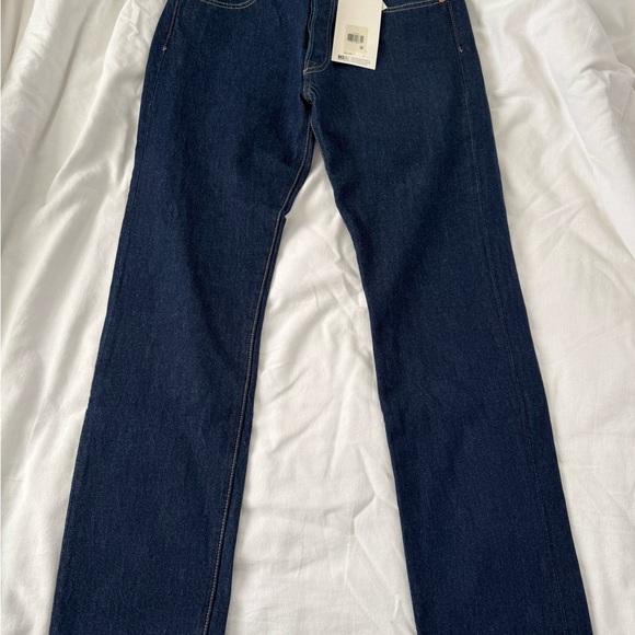 Levi's Men's Premium 501 Original Indigo Jeans - Picture 4 of 6